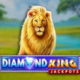 Diamond King Jackpots logo – Jackpots by SpinPlay Games at RivO Casino
