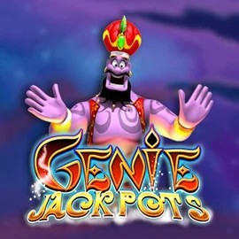 Genie Jackpots game by Blueprint Gaming – logo hosted on RivO Casino