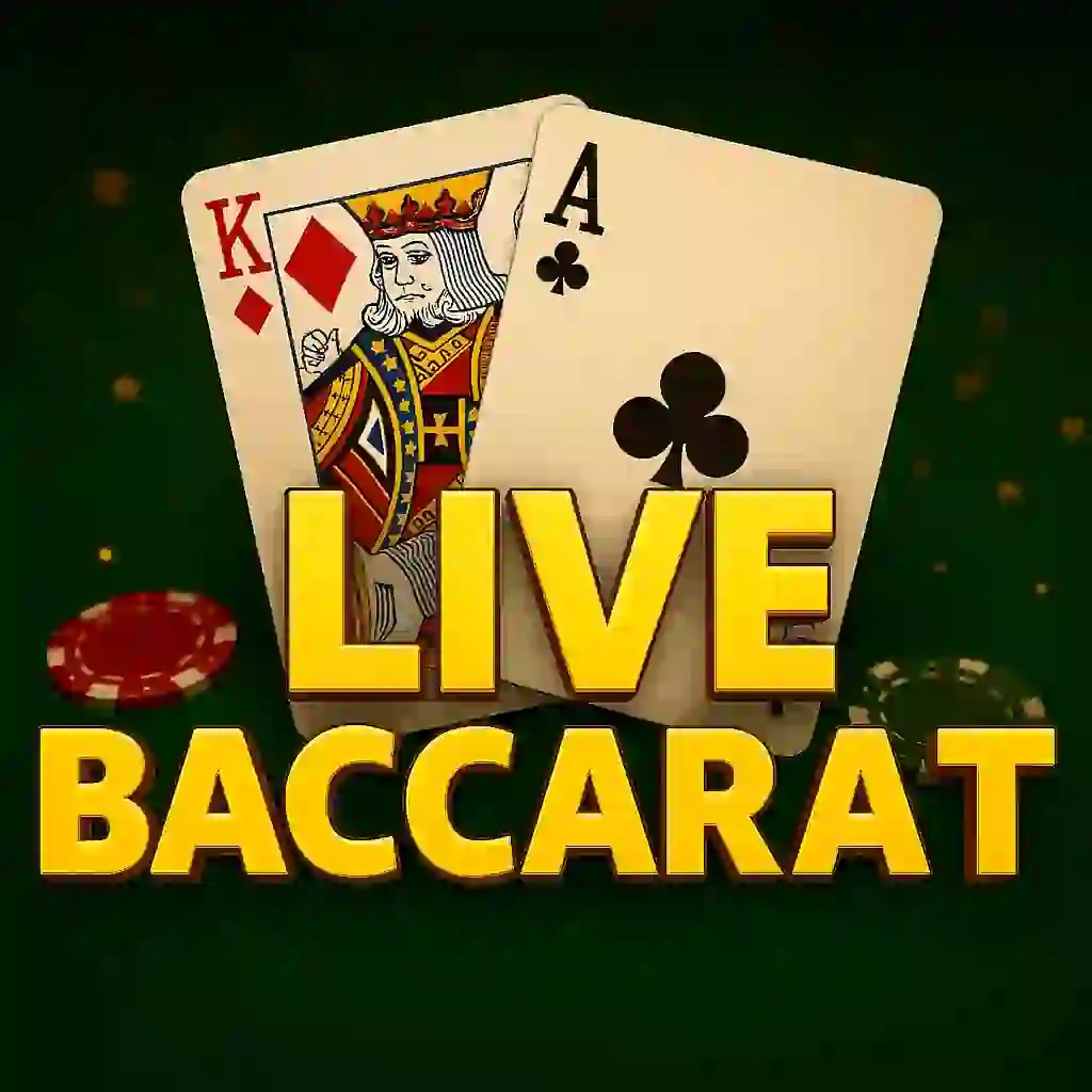 Live Baccarat logo – Live Casino by Evolution at RivO Casino