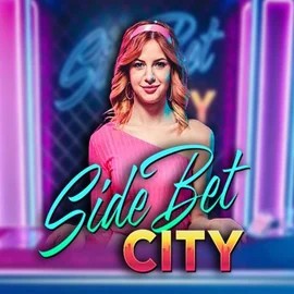Side Bet City slot visual from Evolution available on rivoscasino.se