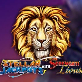Stellar Jackpots with Serengeti Lions by Lightning Box Game, showcased at rivoscasino.se – game logo